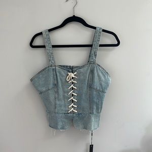 NWT Jean top